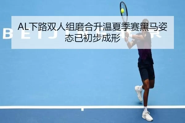 AL下路双人组磨合升温夏季赛黑马姿态已初步成形